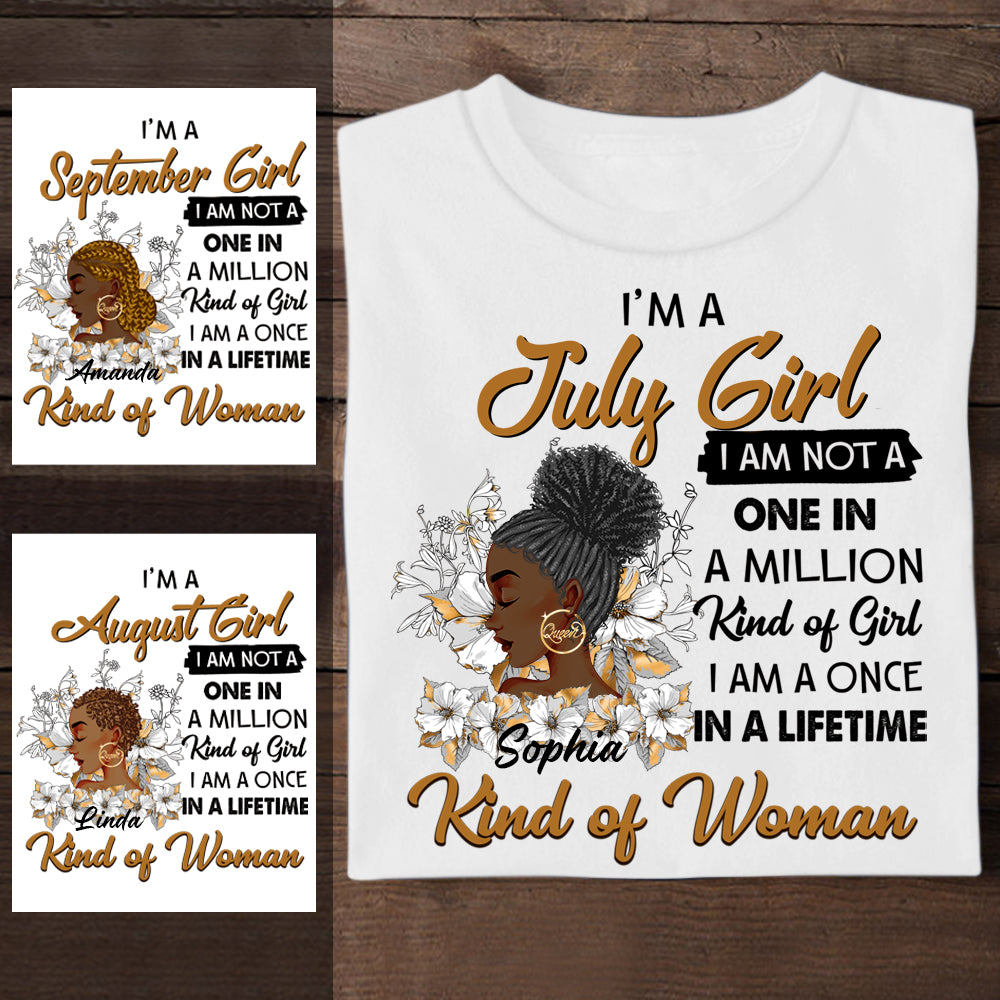 Birth Month Girl Kind Of Girl Personalized Apparel