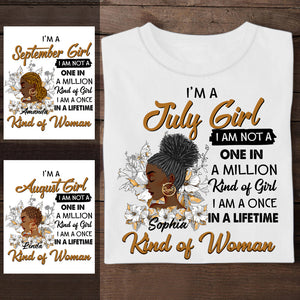 Birth Month Girl Kind Of Girl Personalized Shirt