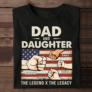 The Legend The Legacy, Father's Day Gift - Personalized Apparel - Gift for Father