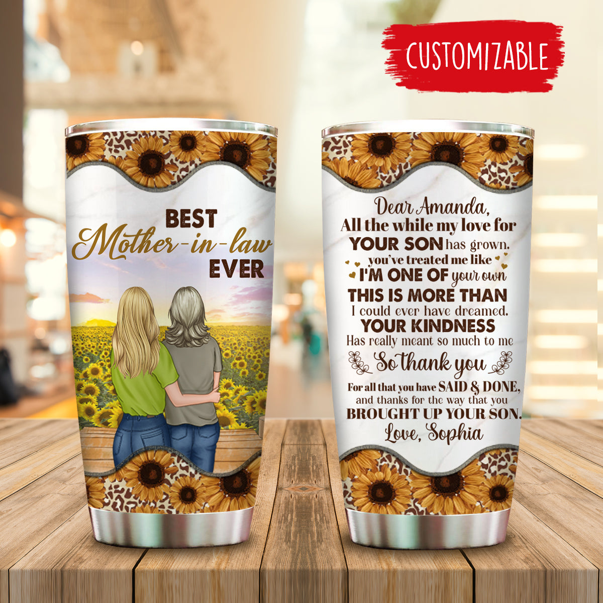 Your Kindness Has Really Meant So Much To Me, Mother's Day Gifts For Mother In Law - Personalized Tumbler - Gift for Mother-in-law