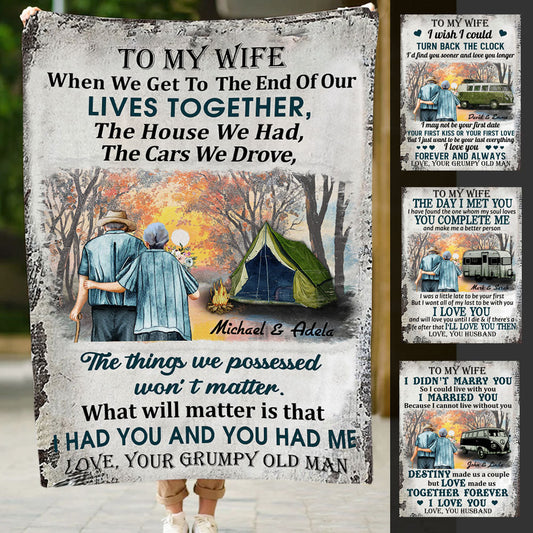 Forever And Always Old Couple Camping Partner Whom My Soul Love To My Wife Husband Anniversary Personalized Fleece Blanket blanket-new_0bb44b42-a699-46c4-9ac4-94c17d06fda9.jpg?v=1628907640