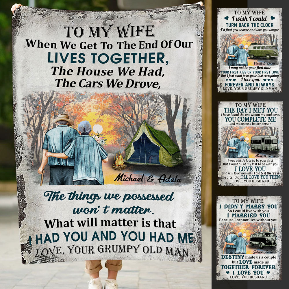 Forever And Always Old Couple Camping Partner Whom My Soul Love To My Wife Husband Anniversary Personalized Fleece Blanket blanket-new_0bb44b42-a699-46c4-9ac4-94c17d06fda9.jpg?v=1628907640