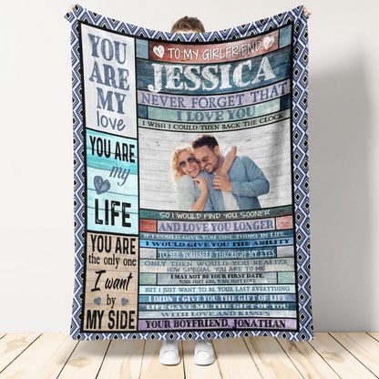 Best Valentine Gift For Girlfriend, To My Girlfriend You Are My Life - Love From Your Boyfriend