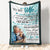 Gift For Wife Blanket, Wolf To My Wife I Didn't Marry You So I Could Live With You Blanket Gift For Wife