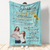 Gift For Niece Blanket, Aunt Gift For Niece Sunflowers Keep Your Face To The Sunshine Printed Blanket