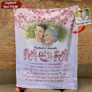 Mom, We Care So Very Much - Personalized Blanket - Birthday, Loving, Mother'S Day Gift For Mom, Mother