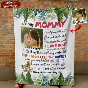 I've Only Been With You For Just A Little While - Personalized Blanket - Mother's Day, First Mother'S Day Gift For Newborn Mom, Mother, Mommy bn-fb.jpg?v=1678264725