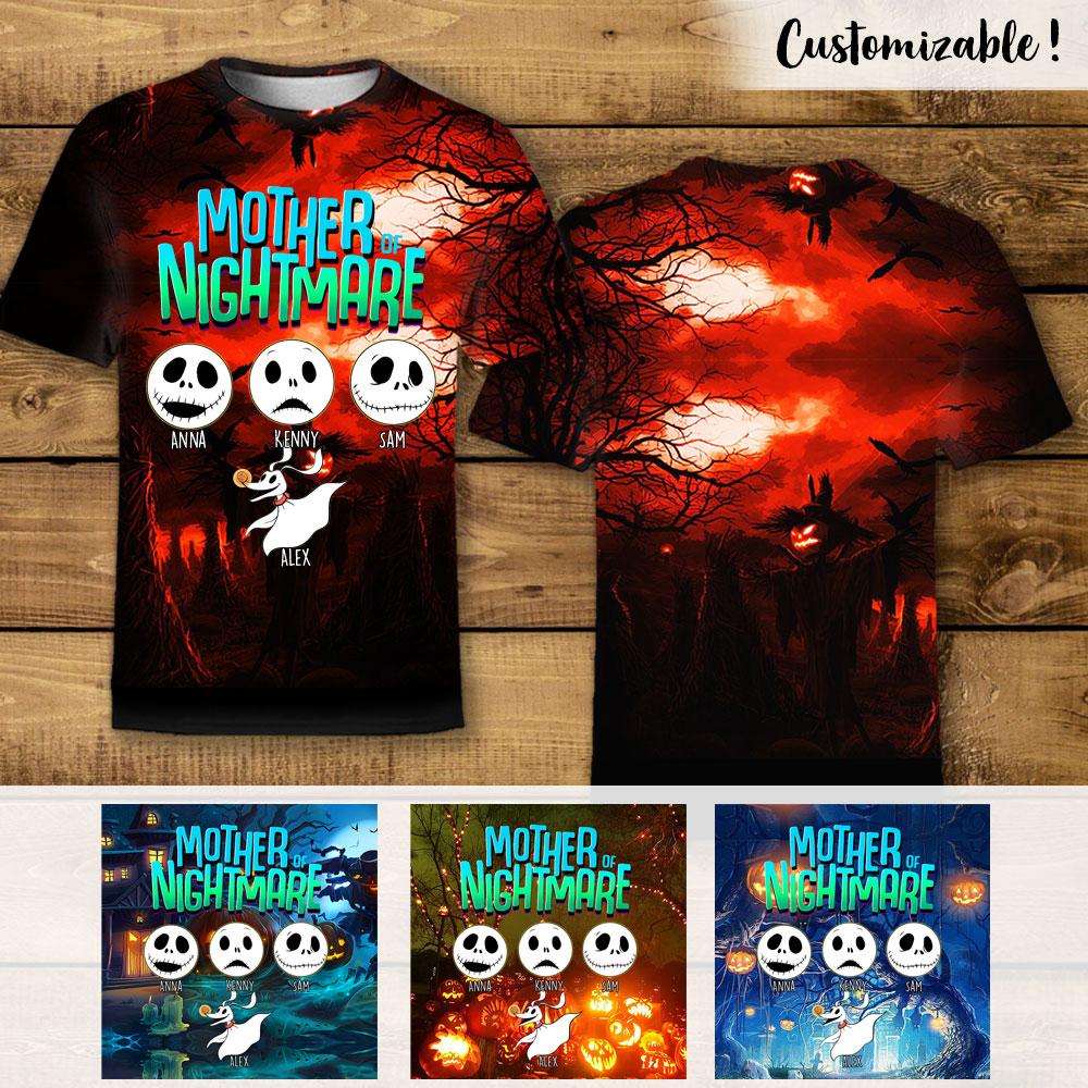 Mother Nightmare Custom Name - Personalized 3D All Over Print Shirt - Gift For Family