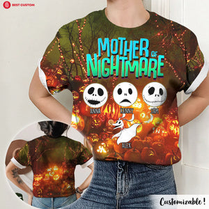 Mother Nightmare Custom Name - Personalized 3D All Over Print Shirt - Gift For Family