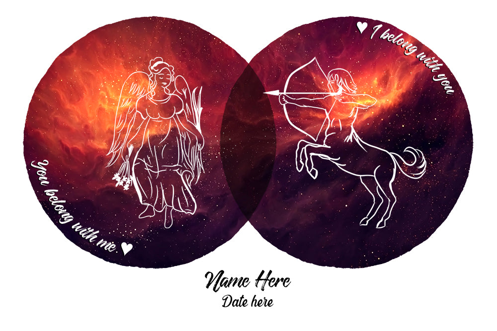 Zodiac I Belong With You Personalize Mug Gift For Couple