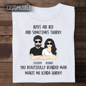 Beautifully Bearded Man - Custom Apparel - Gift For Husband