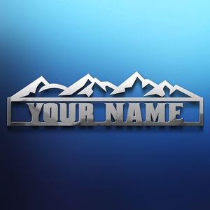 Mountain High Adventures Personalized Custom Shape Emblem