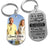 I'm Not A Widow - Personalized Photo Stainless Steel Keychain - Memorial