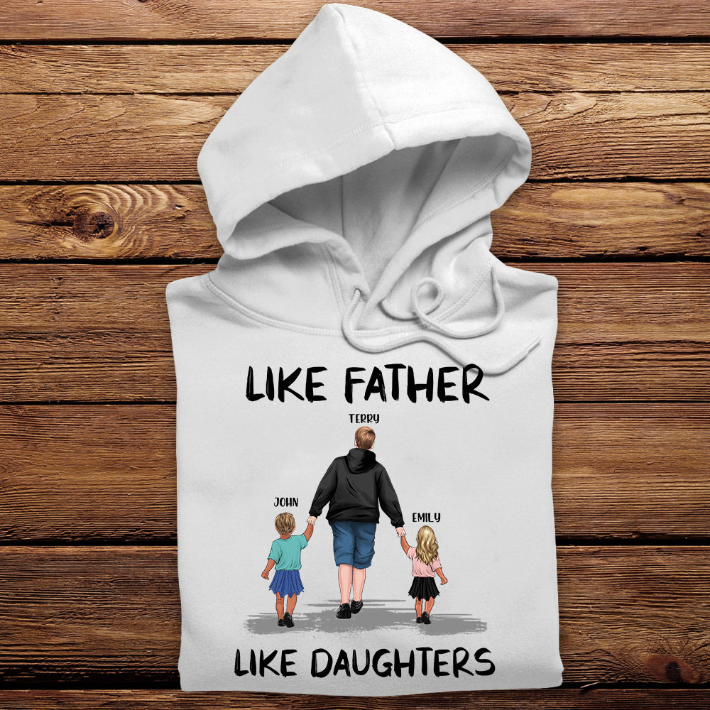 Like Father Like Daughters - Personalized Apparel - Gift for Father