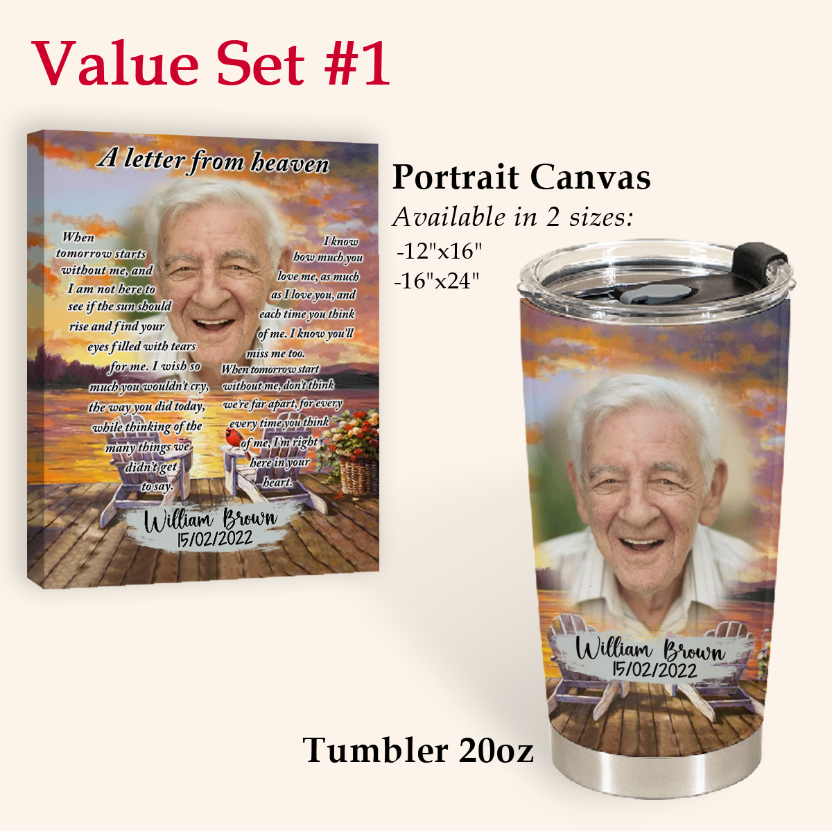 Memorial Gift - A Letter From Heaven Cardinal Bird - Personalized Insulated Tumbler