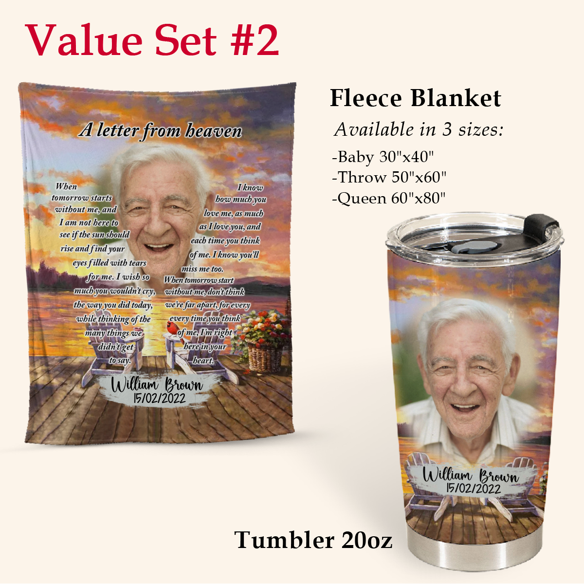 Memorial Gift - A Letter From Heaven Cardinal Bird - Personalized Insulated Tumbler