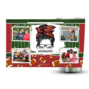 Sport Mom Life's - Personalized Photo Tumbler - Gift For Football Mom, Soccer Mom, Baseball Mom, Tennis Mom, Basketball Mom, Softball Mom