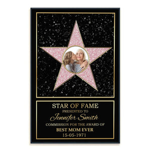 Star Of Fame Hollywood Walk Of Fame Personalized Canvas