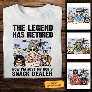 The Legend Has Retired Personalized Shirt Dog Lovers