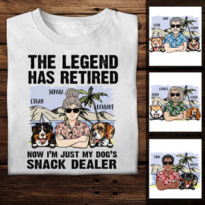 The Legend Has Retired Personalized Shirt Dog Lovers