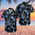 Blue Hibiscus Policeman All Over Print Hawaiian Shirt - Police