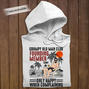 Grumpy Old Man Club Personalized Apparel Gift For Father
