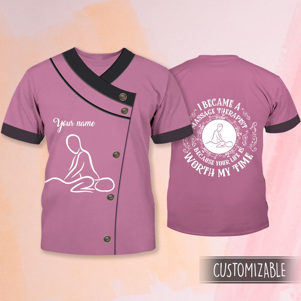 I Became A Massage Therapist Personalized 3D All Over Print Shirt