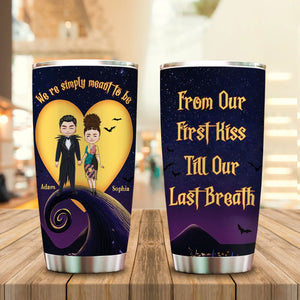 We're Simply Meant To Be Personalized Tumbler - Halloween photo_2022-08-26_16-25-12.jpg?v=1661508242