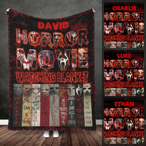 Horror Movie Watching Blanket For Horror Movie Lover Halloween Gift Personalized Fleece Blanket photo_2022-09-13_10-51-05_7c3cc27f-135a-4b5e-89e2-e8c46fc4f1ce.jpg?v=1664597968