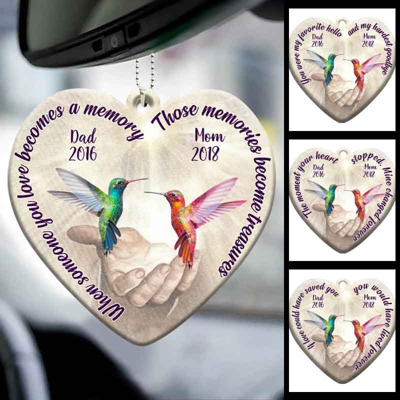 Hummingbird The Moment Your Heart Stopped Mine Changed Forever Personalized Ornament - Memorial photo_2022-09-13_11-27-20.jpg?v=1663045750