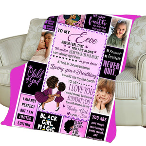 I Am Always Right There In Your Heart - Personalized Photo Blanket - Gift For Daughter preview_5e95eae3-0037-482b-8002-a0f00a1b841f.jpg?v=1644998307