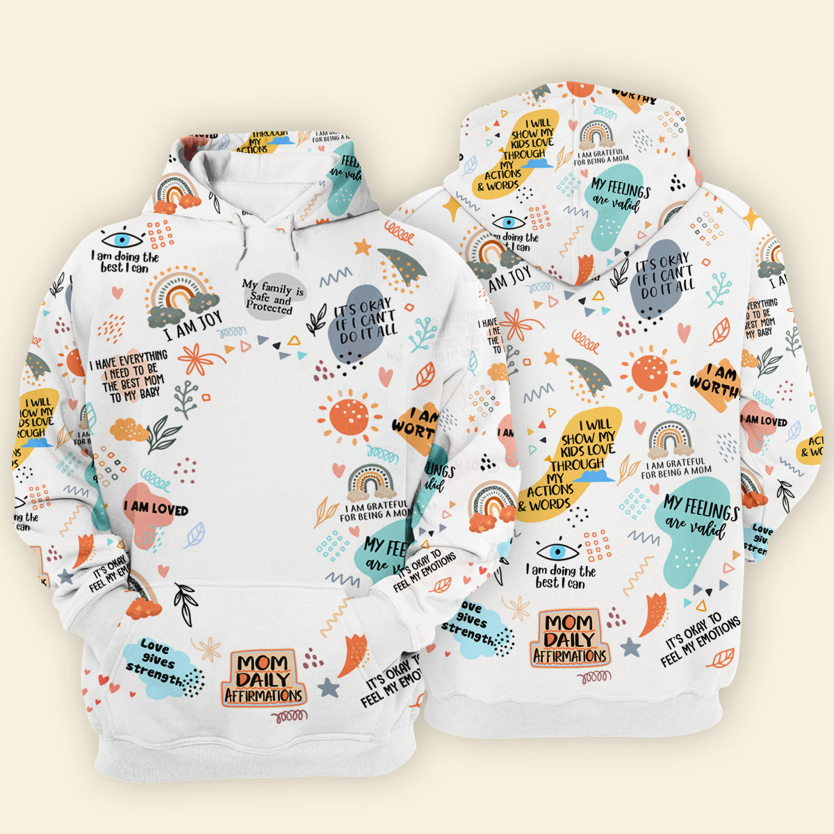 Mom Daily Affirmations - Personalized 3D All Over Print Shirt - Gift For Mom, Mother's Day