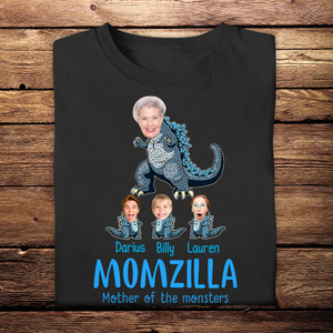 Customised Photo T Shirt - Momzilla - Personal Mother's Day Gifts