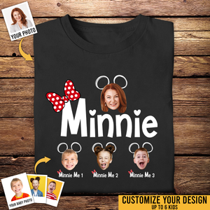 Custom Shirts With Pictures - Minnie - Personalized Gift For Mother's Day