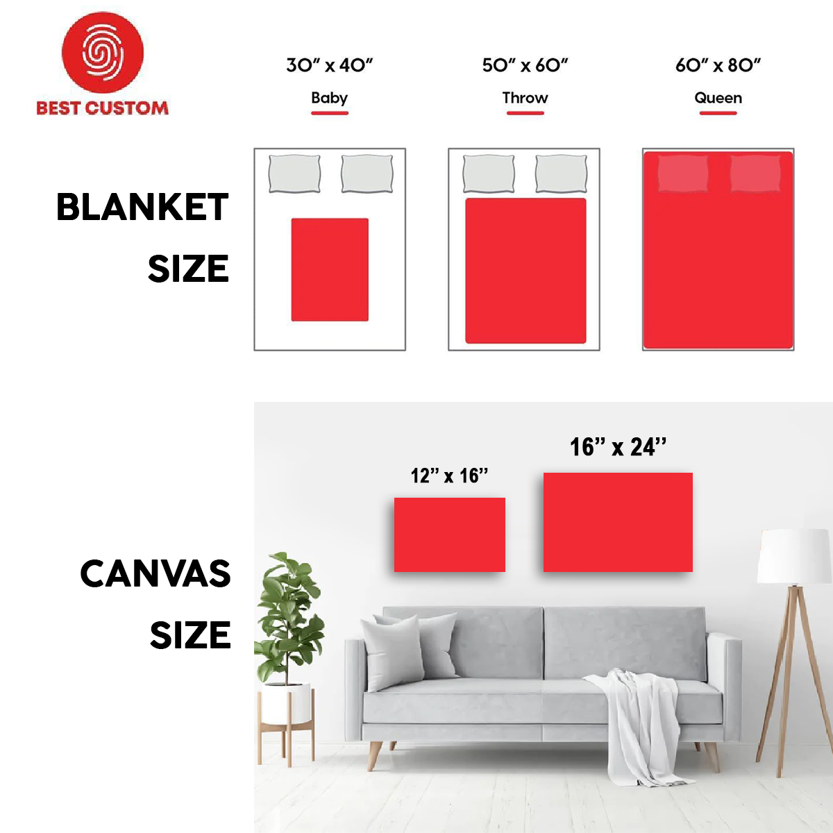 Wooden Art Heaven Letter Custom Photo Canvas Memorial