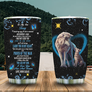 Gift For Son Tumbler Carry You In You Heart wolf.2.banner.jpg?v=1643164185